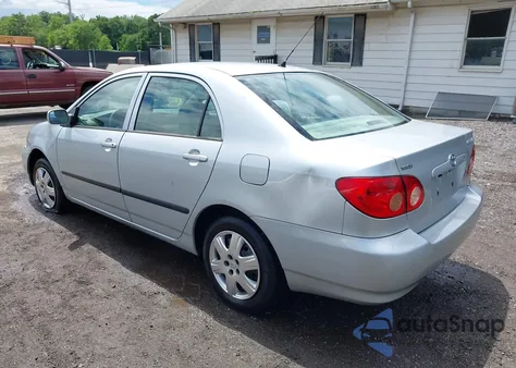 2007 Toyota Corolla Ce из США, поврежденный, VIN 2T1BR32EX7C754113